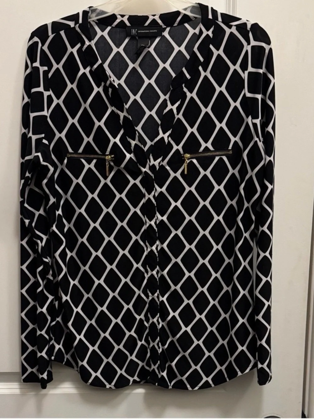 2 INC International Concepts blouses for work, office or WFH. - Picture 8 of 10